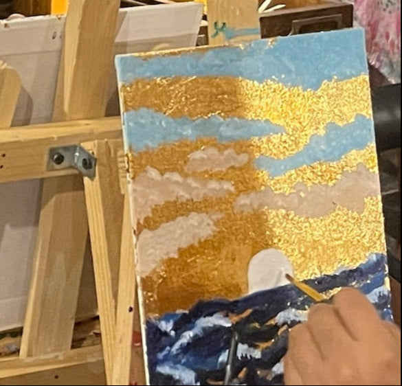 Gold Foil Art